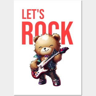 Teddy Rock Posters and Art